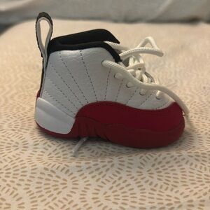 Baby Jordan 12 Retro Cherry Shoes.
